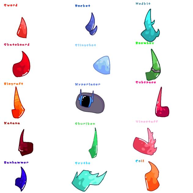 Phighters horn reference sheet