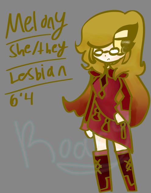 Melony reference sheet