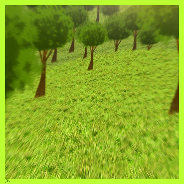 558 Trees and grass