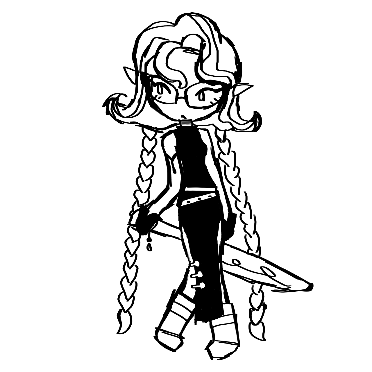 Choco drizzle cookie - ibisPaint