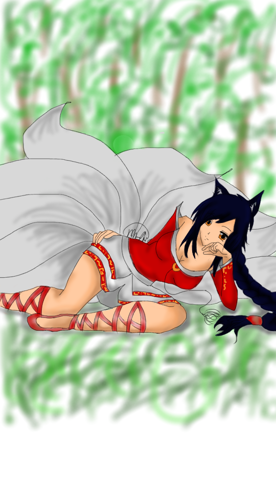 Ahri The Nine Tailed Fox III - ibisPaint