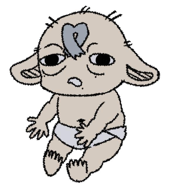 Ugly ass baby