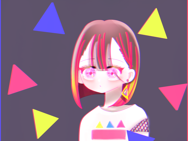 蛍光色最高💙🩷💛