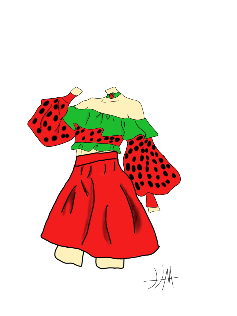 Strawberry dress