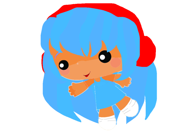 Rap Girl In The Fred And Fiona Art Style