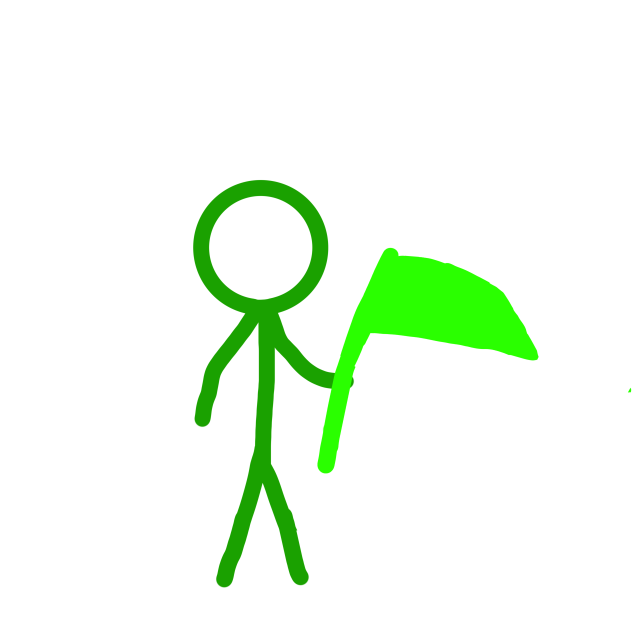 Green Stickman