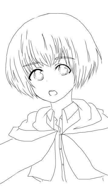 アルミン線画