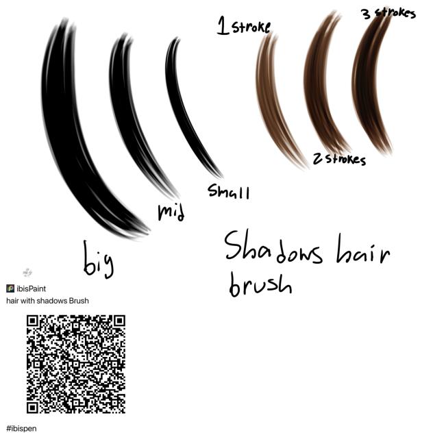 Hair brush for shadows
