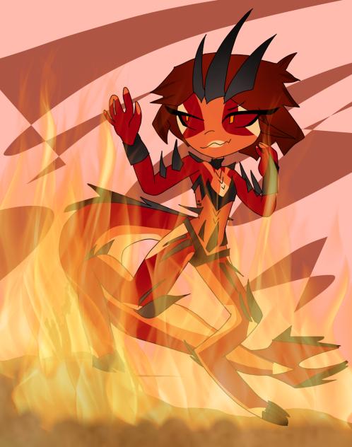 Fire dragon redraw