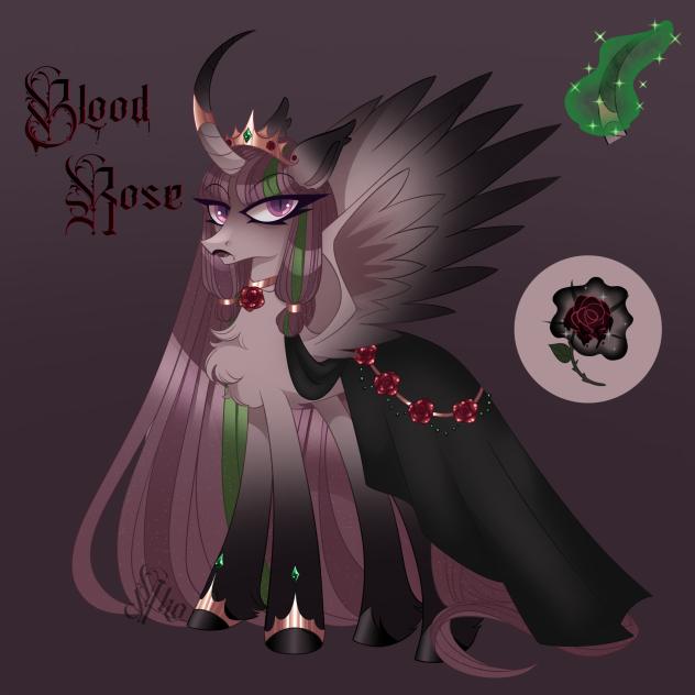 Blood rose … mlp oc