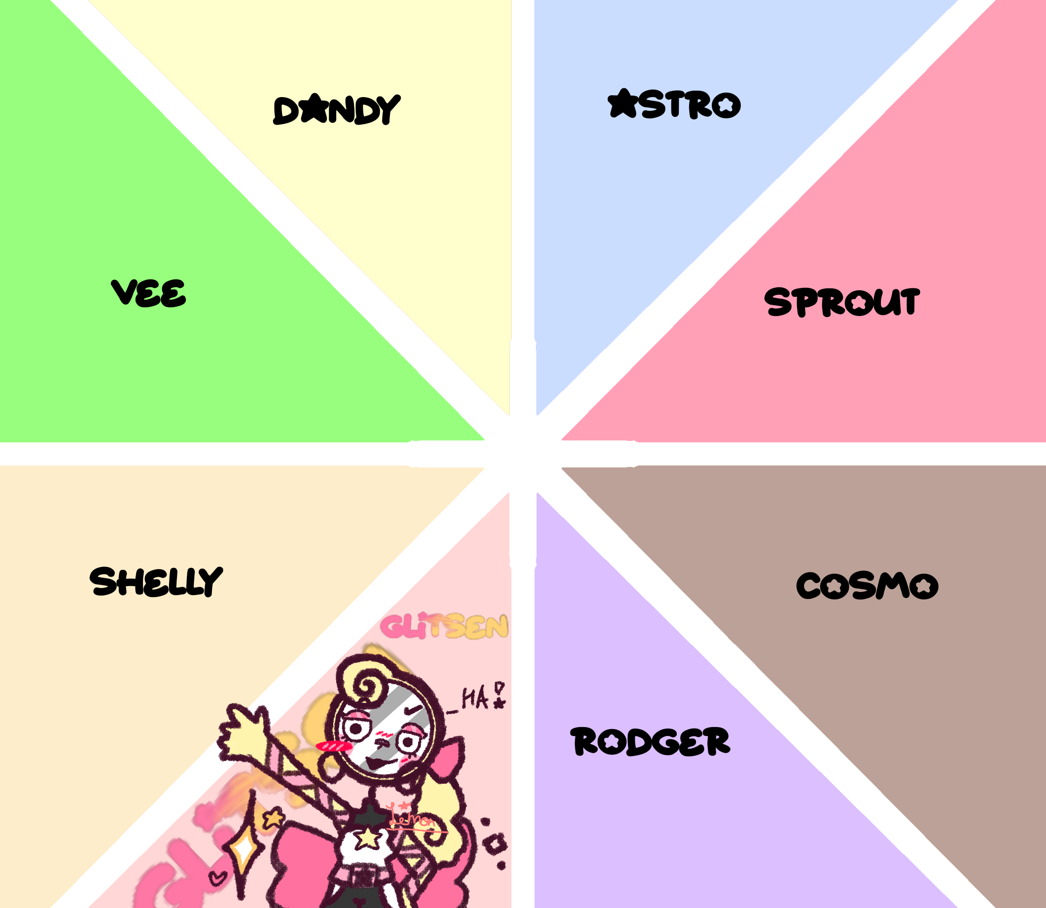 DANDYS WORLD collab - ibisPaint