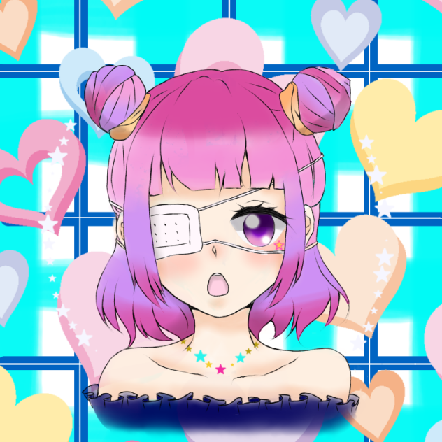 眼帯ちゃん 塗らせていただきました！