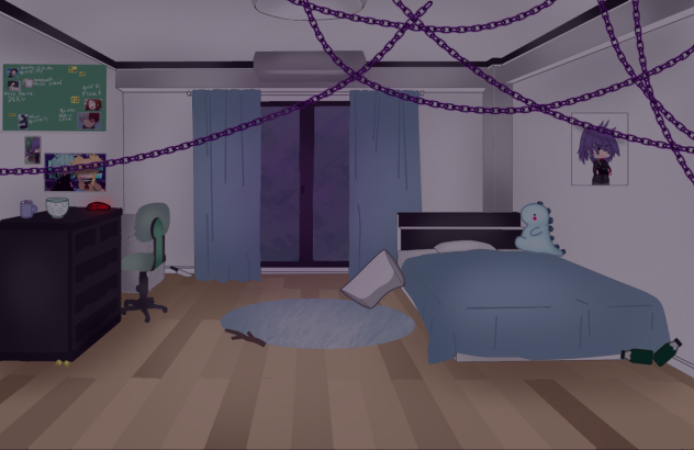 Himido’s ua dorm room NIGHT