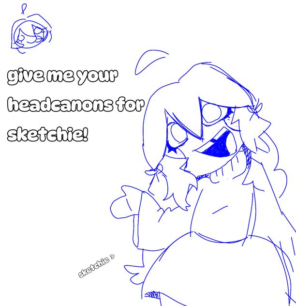 give me your headcanons for sketchie