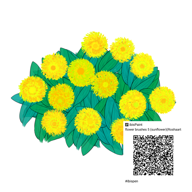 FLOWERS BRUSH (marigold)