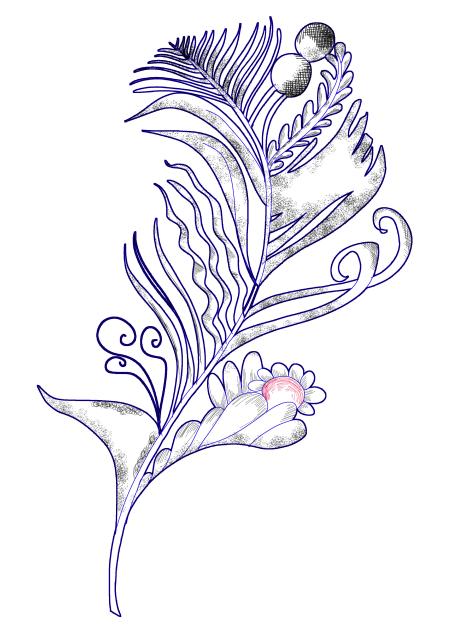 feather stamp