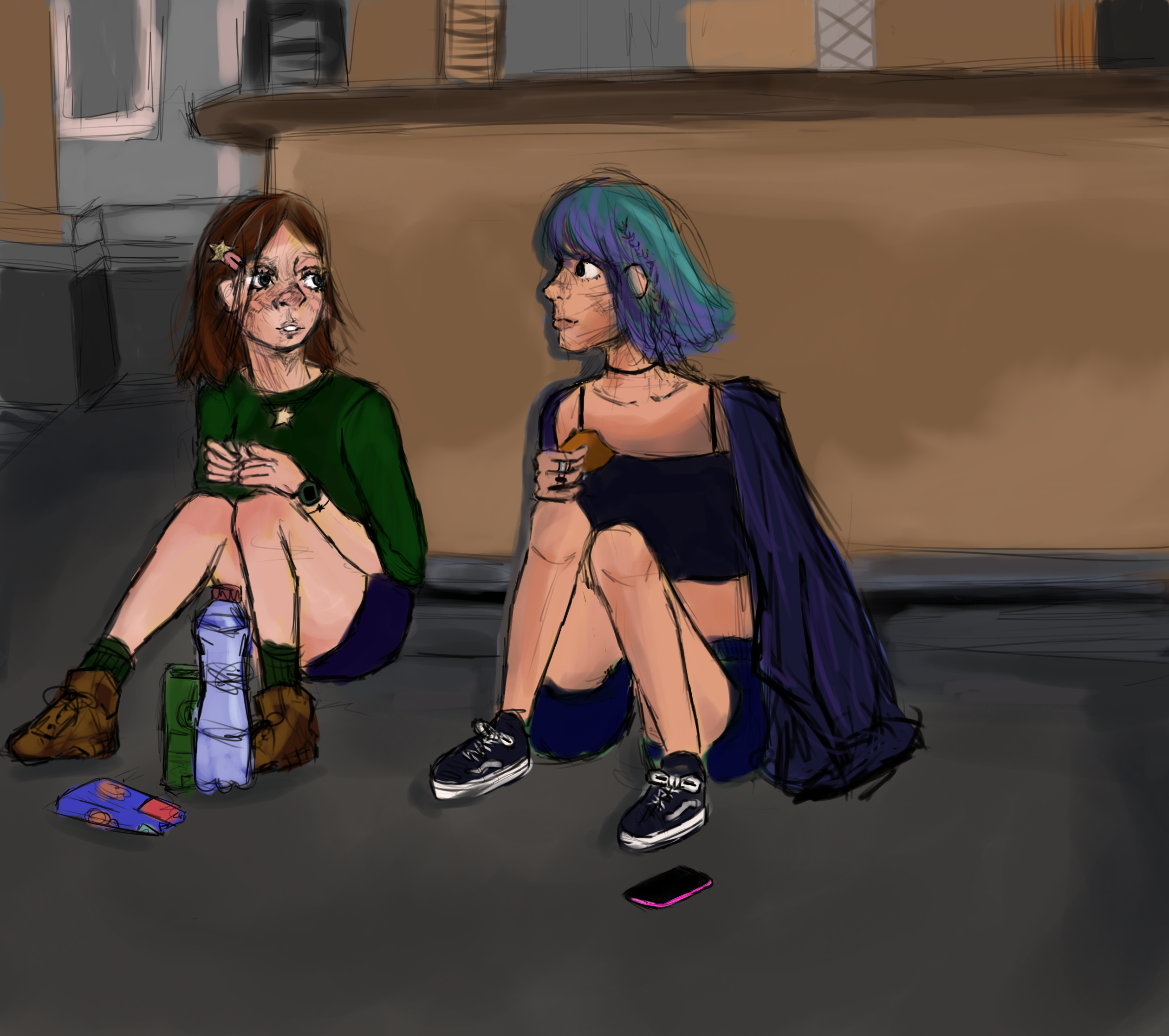 Rooftop - ibisPaint