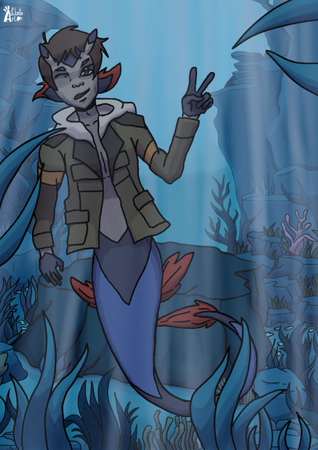 Mermay 2024 Day 17- Male Character