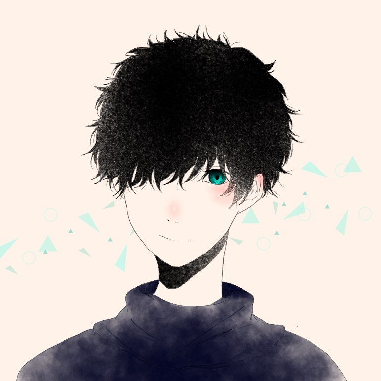黒髪男子 Ibispaint