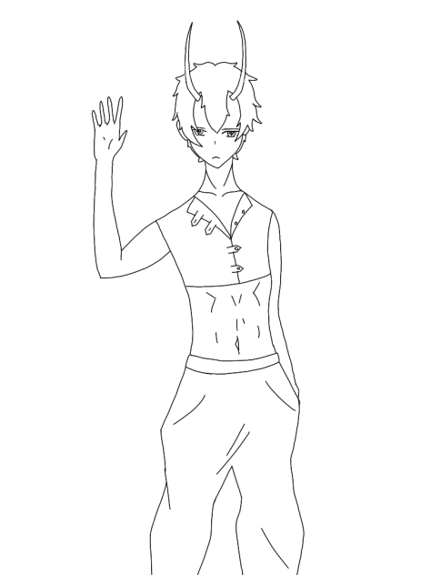 Random oc line art