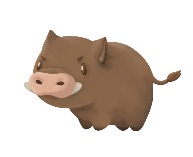 Little boar - ibisPaint