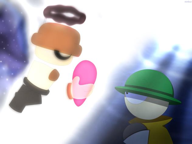 )