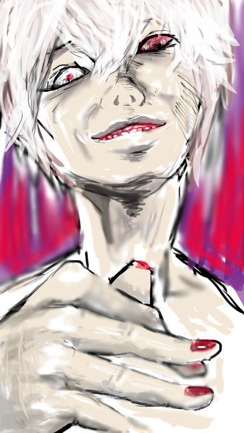 レイヤー一枚、金木東京喰種