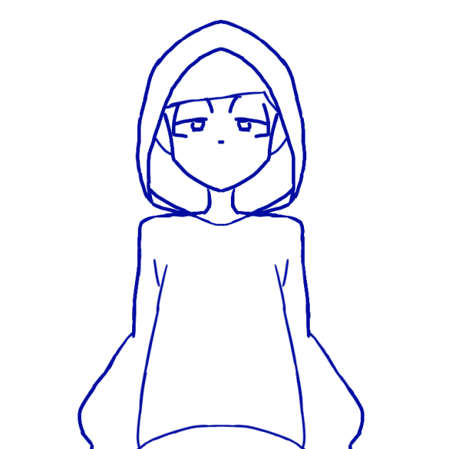 おそ松さん 一松の線画！