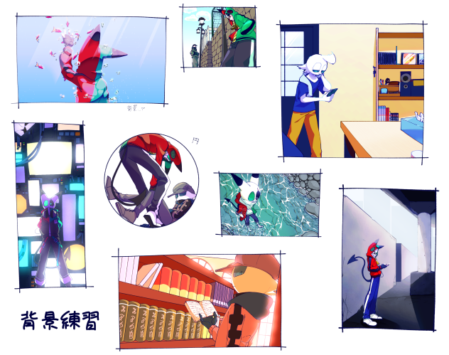 背景練習2