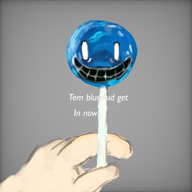 Bluudud lollipop