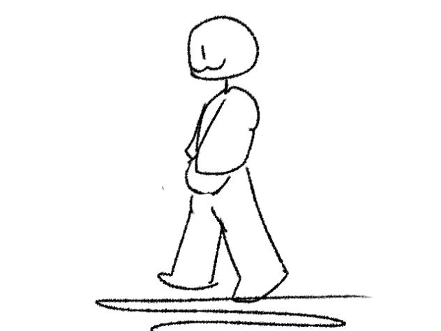 crappy walking and jumping animation 𖠋