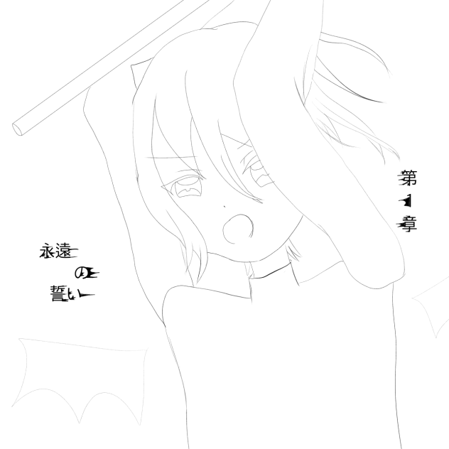 塗り絵線画