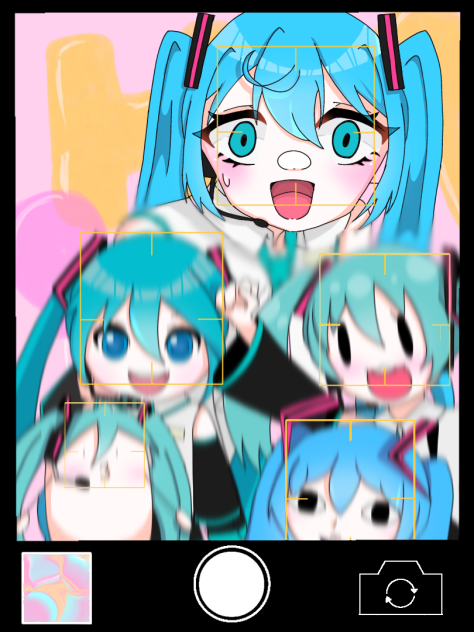 「はい、ちーzっうぉ！？！？」