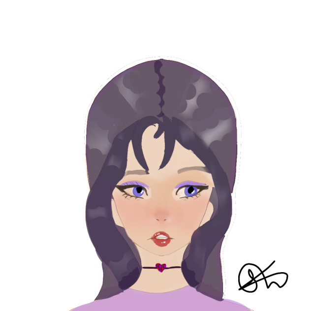 purple head