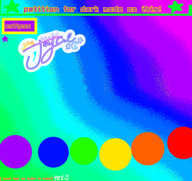 SIGN FOR A DARK MODE