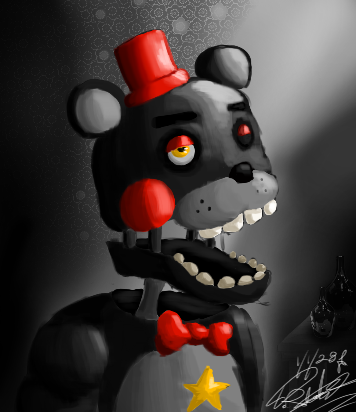 Lefty from fnaf - ibisPaint