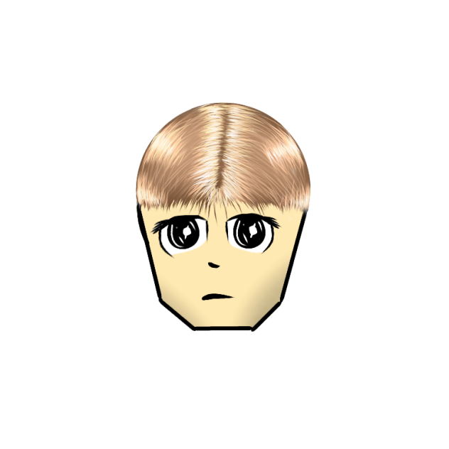 Anime hair of Korean