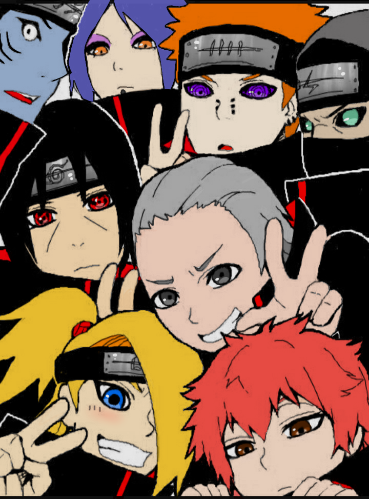 Graphics Tablet Akatsuki The Akatsuki!!! - ibisPaint