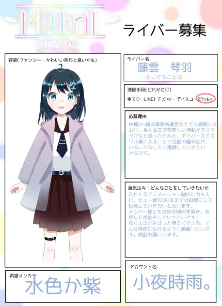 アイバースミスリル応募！