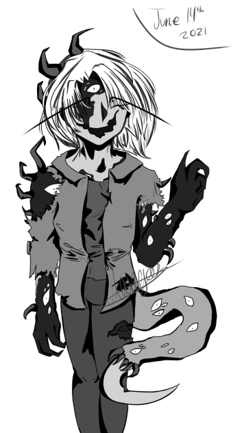 Demon Worm Human Thing