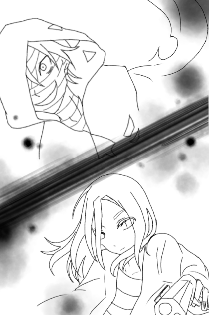 ザクレイ（線画）
