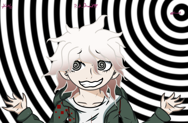 Komaeda but Swirly Wirly