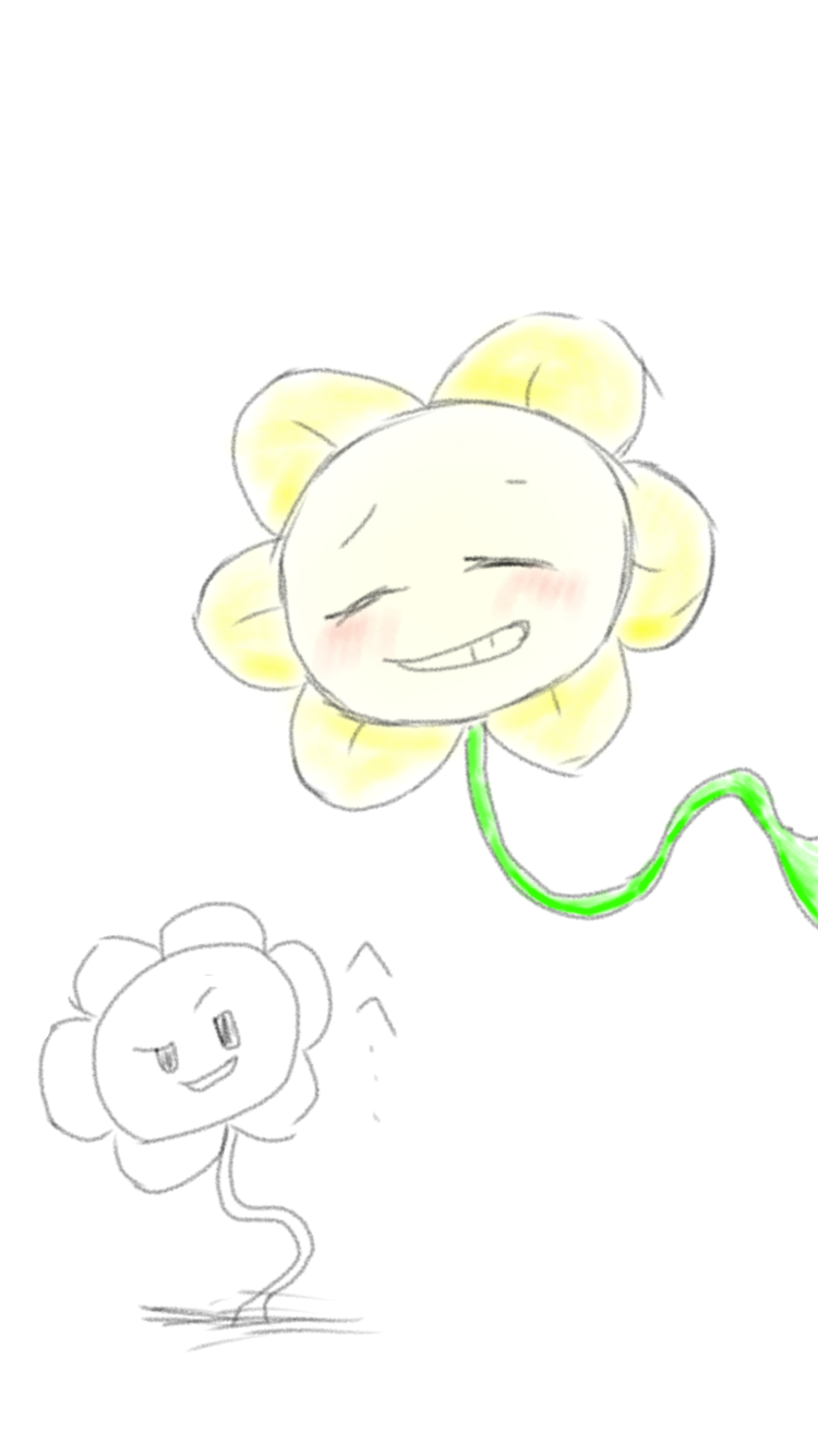 Flowey - ibisPaint