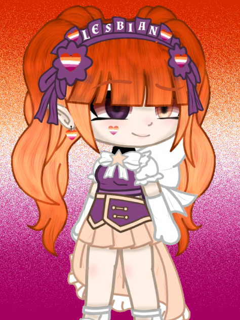 Lesbian as gacha oc