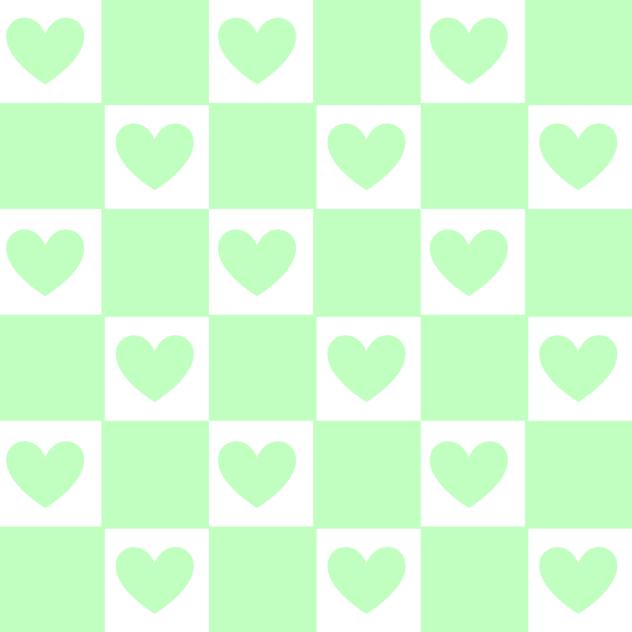 Y2K Love Background mono color Green
