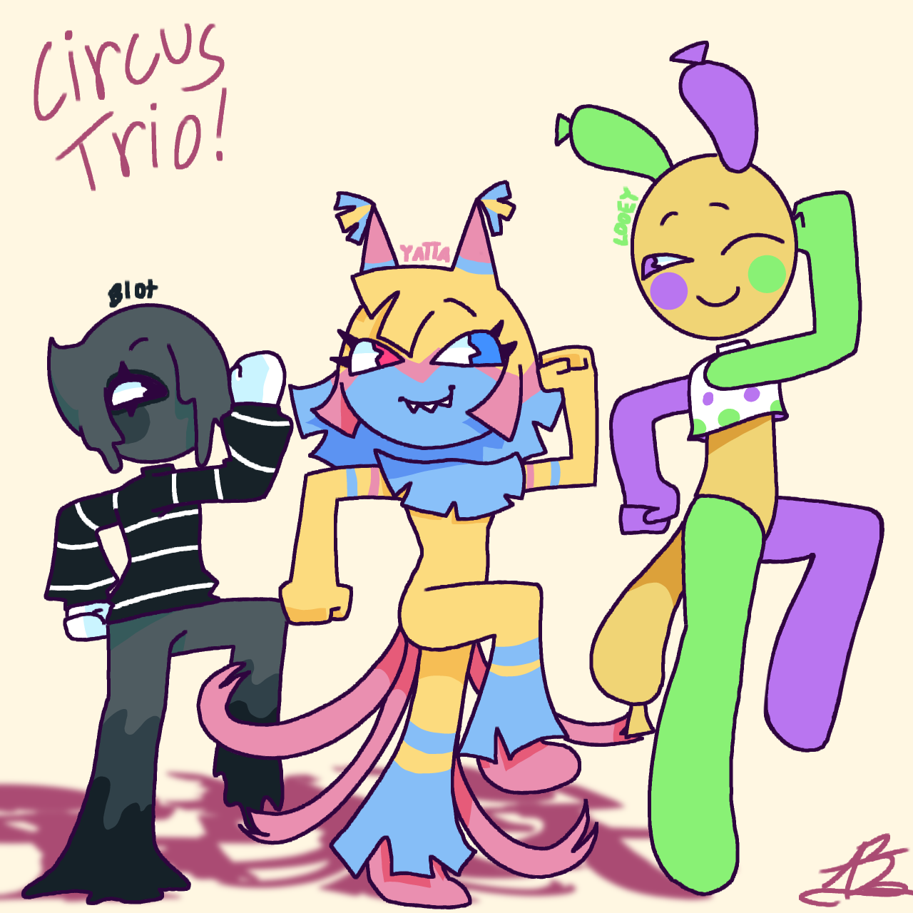 Circus Trio marches on!! - ibisPaint
