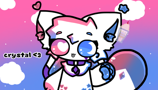 crystal kittydog ᴖωᴖ