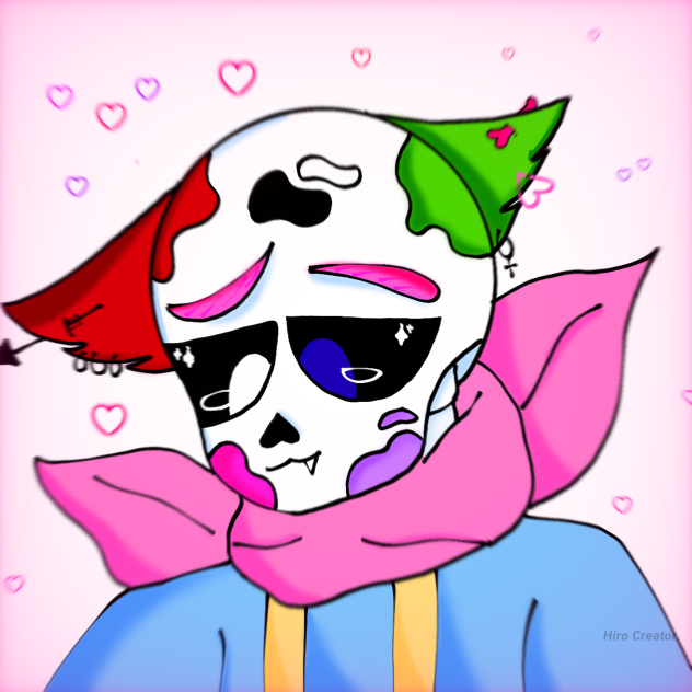 Painter! Sans as a cat unu