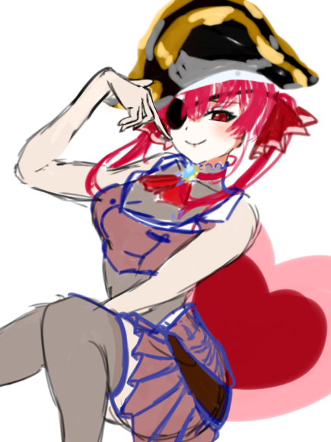 マリン船長のラフ