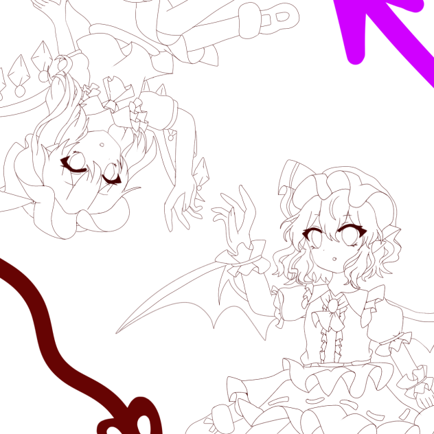 レミフラ 塗り絵